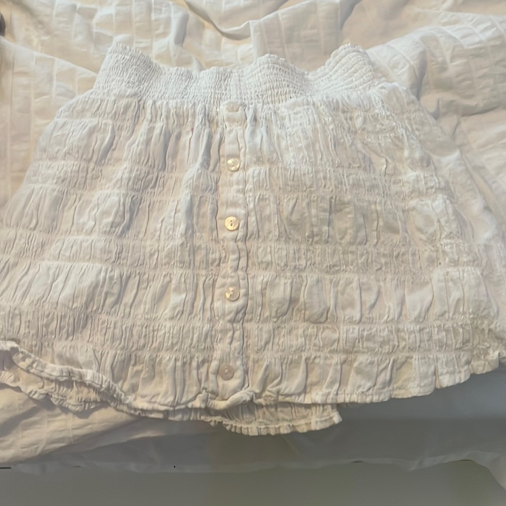 forever 21 size small white skirt